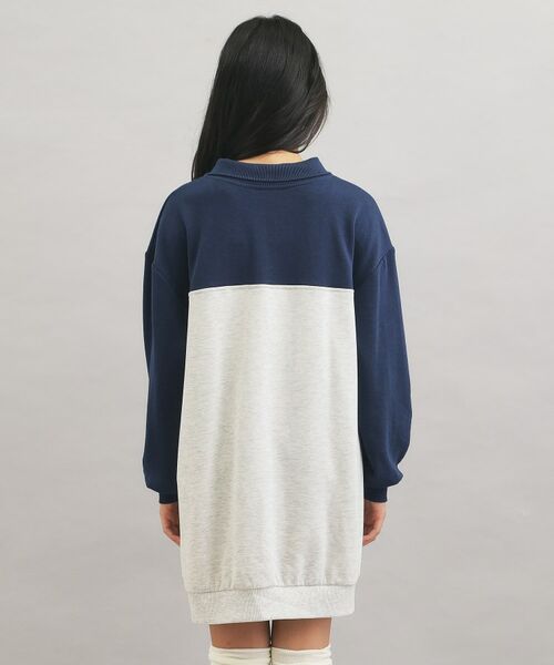 PINK-latte / ピンク ラテ ワンピース | ナンバー切替ハーフジップワンピース | 詳細3