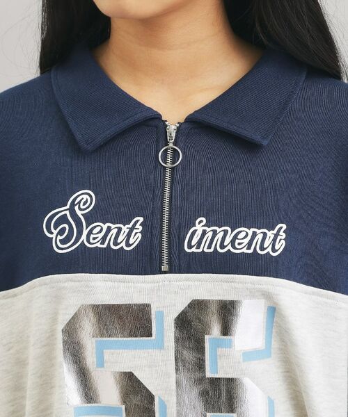 PINK-latte / ピンク ラテ ワンピース | ナンバー切替ハーフジップワンピース | 詳細4