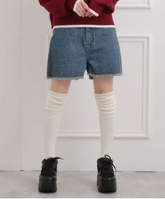 PINK-latte / ピンク ラテ ショート・ハーフ・半端丈パンツ | スタッズショートパンツ