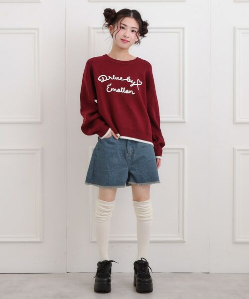 PINK-latte / ピンク ラテ ショート・ハーフ・半端丈パンツ | スタッズショートパンツ | 詳細14