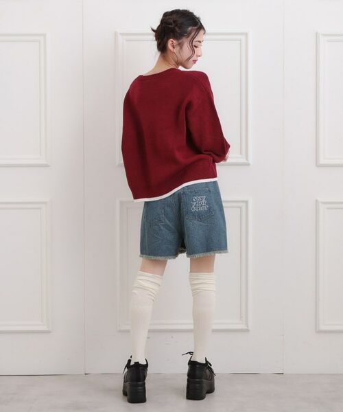 PINK-latte / ピンク ラテ ショート・ハーフ・半端丈パンツ | スタッズショートパンツ | 詳細15