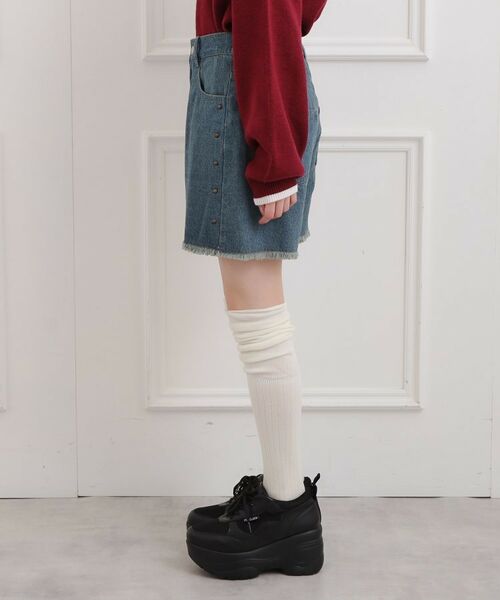 PINK-latte / ピンク ラテ ショート・ハーフ・半端丈パンツ | スタッズショートパンツ | 詳細2