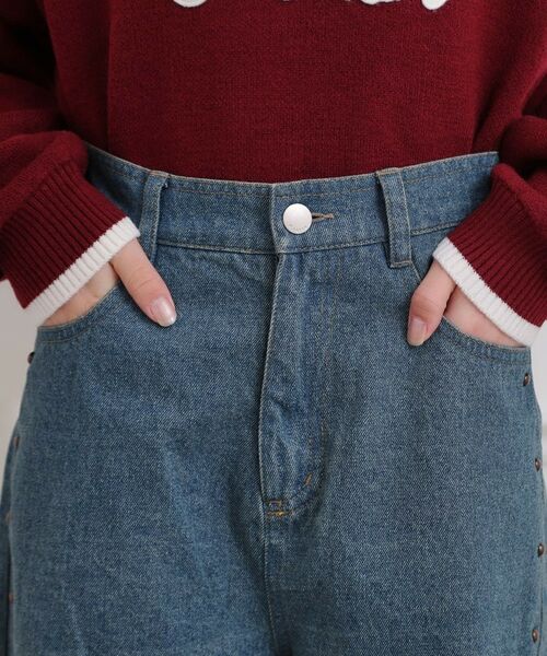 PINK-latte / ピンク ラテ ショート・ハーフ・半端丈パンツ | スタッズショートパンツ | 詳細6