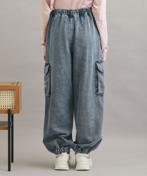 PINK-latte / ピンク ラテ デニムパンツ | らくがきデニムカーゴパンツ | 詳細3