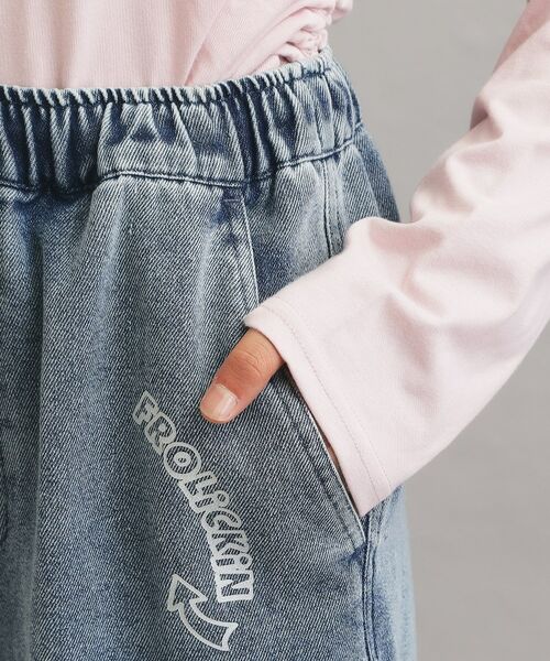 PINK-latte / ピンク ラテ デニムパンツ | らくがきデニムカーゴパンツ | 詳細5