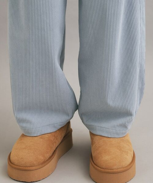 PINK-latte / ピンク ラテ パンツ | コーデュロイイージーロングパンツ | 詳細7