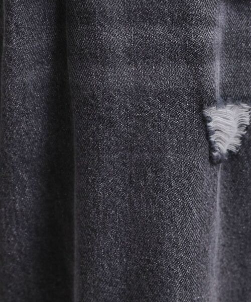 PINK-latte / ピンク ラテ デニムパンツ | ダメージワイドデニムパンツ | 詳細13