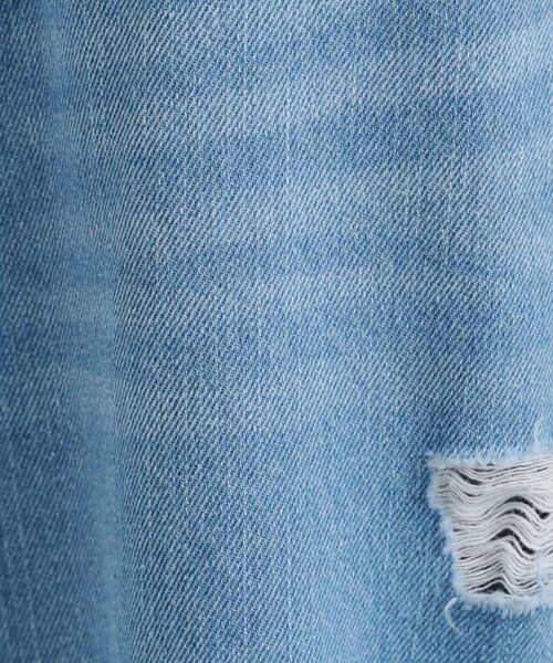 PINK-latte / ピンク ラテ デニムパンツ | ダメージワイドデニムパンツ | 詳細17