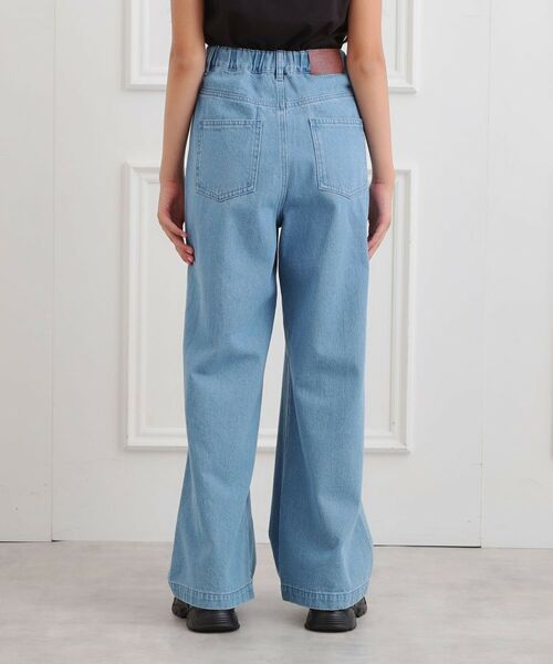 PINK-latte / ピンク ラテ デニムパンツ | ダメージワイドデニムパンツ | 詳細3