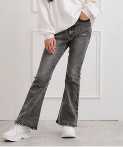 PINK-latte / ピンク ラテ デニムパンツ | フレアデニムパンツ