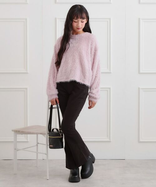 PINK-latte / ピンク ラテ デニムパンツ | フレアデニムパンツ | 詳細12