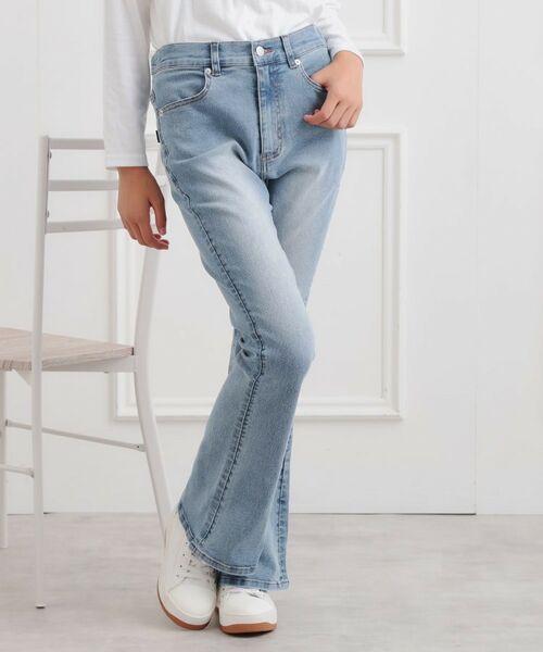 PINK-latte / ピンク ラテ デニムパンツ | フレアデニムパンツ | 詳細18