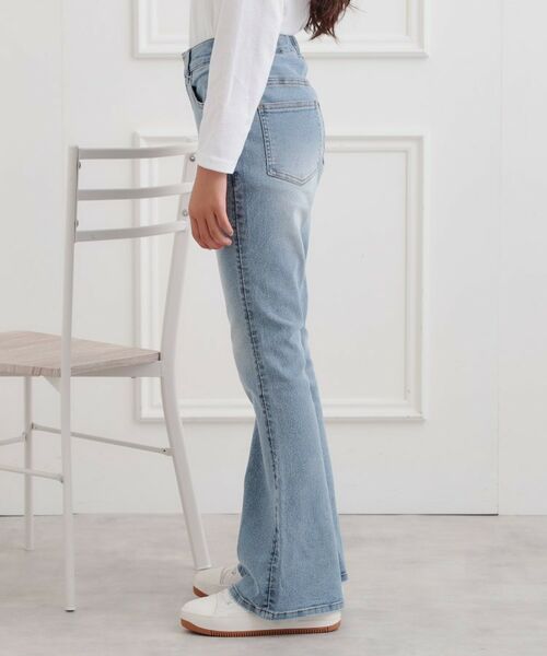 PINK-latte / ピンク ラテ デニムパンツ | フレアデニムパンツ | 詳細2