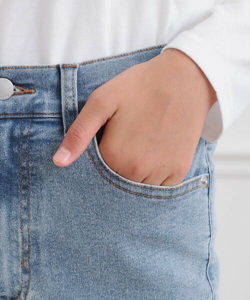 PINK-latte / ピンク ラテ デニムパンツ | フレアデニムパンツ | 詳細6