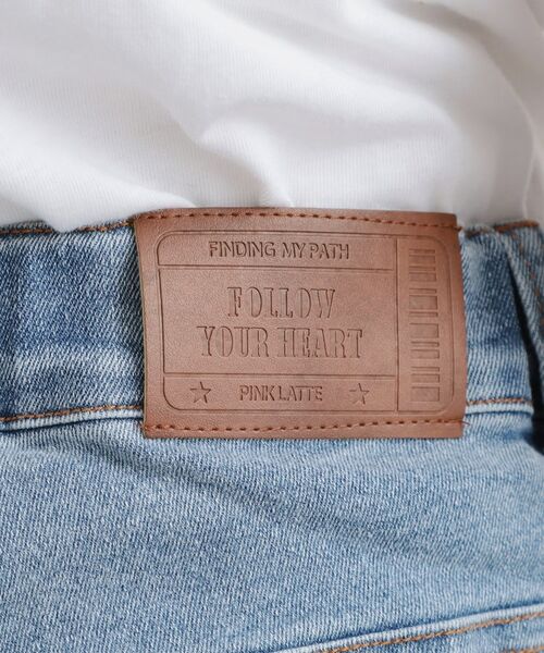 PINK-latte / ピンク ラテ デニムパンツ | フレアデニムパンツ | 詳細9