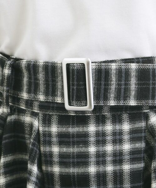 PINK-latte / ピンク ラテ ミニ・ひざ丈スカート | チェック変形ヘムスカート | 詳細6