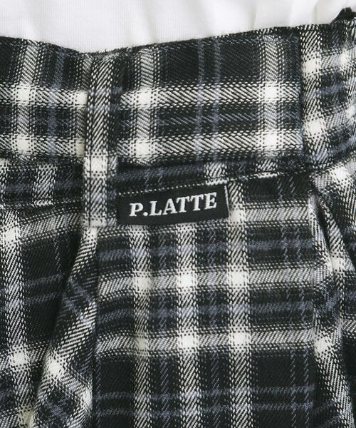 PINK-latte / ピンク ラテ ミニ・ひざ丈スカート | チェック変形ヘムスカート | 詳細7