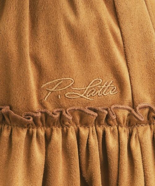 PINK-latte / ピンク ラテ ミニ・ひざ丈スカート | フェイクスエードティアードスカート | 詳細6