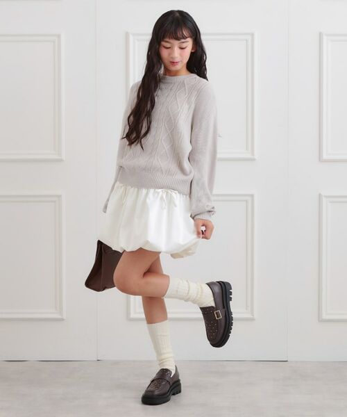 PINK-latte / ピンク ラテ ミニ・ひざ丈スカート | バルーンスカート | 詳細8