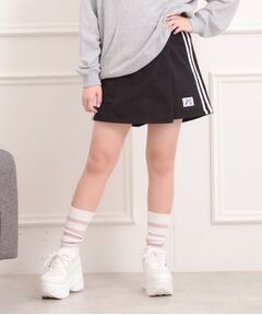 PINK-latte / ピンク ラテ ミニ・ひざ丈スカート | ラップサイドラインスカパン