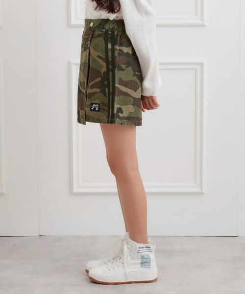 PINK-latte / ピンク ラテ ミニ・ひざ丈スカート | ラップサイドラインスカパン | 詳細2