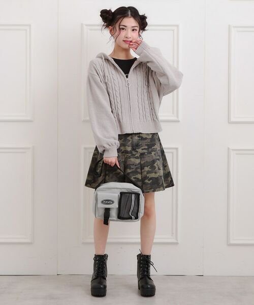 PINK-latte / ピンク ラテ ショルダーバッグ | ラインメッシュショルダーバッグ | 詳細2