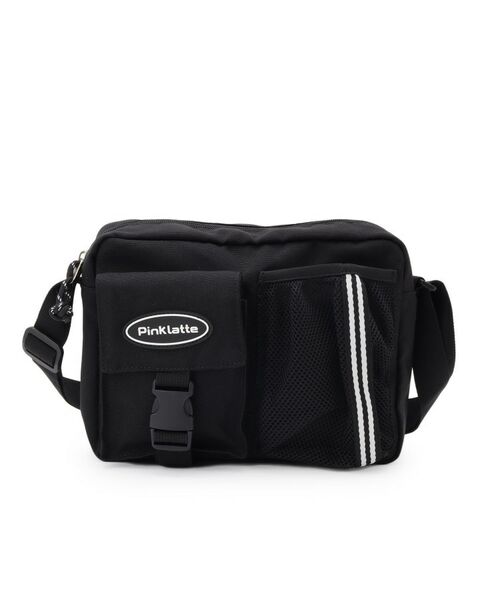 PINK-latte / ピンク ラテ ショルダーバッグ | ラインメッシュショルダーバッグ | 詳細7