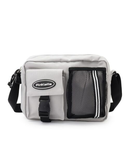 PINK-latte / ピンク ラテ ショルダーバッグ | ラインメッシュショルダーバッグ | 詳細9