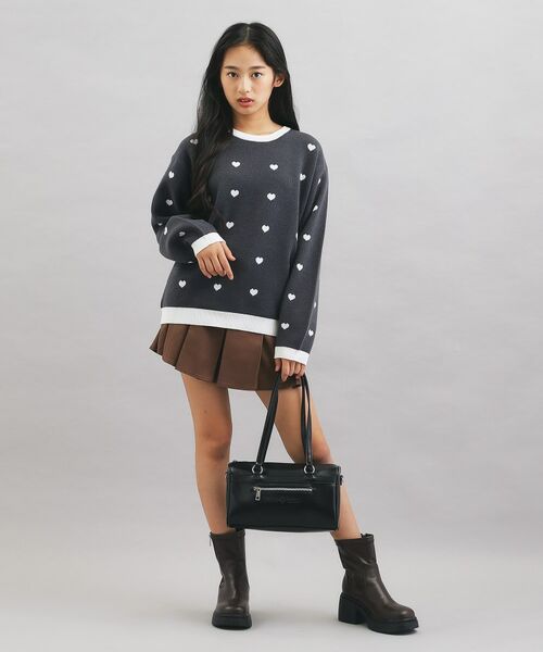 PINK-latte / ピンク ラテ ショルダーバッグ | 【2WAY】ロングハンドルショルダーバッグ | 詳細2