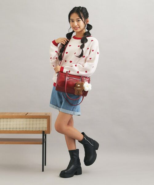 PINK-latte / ピンク ラテ ショルダーバッグ | 【2WAY】ロングハンドルショルダーバッグ | 詳細6