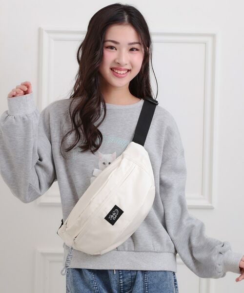 PINK-latte / ピンク ラテ メッセンジャーバッグ・ウエストポーチ | コード付きボディバッグ | 詳細1