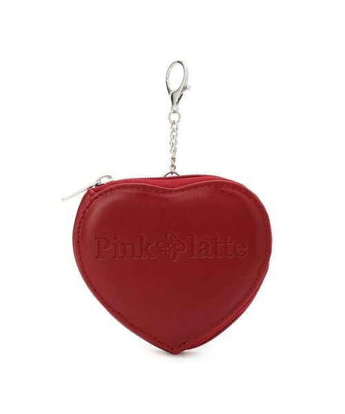 PINK-latte / ピンク ラテ ポーチ | ハートポーチ | 詳細1