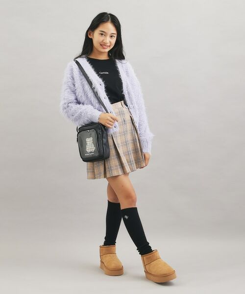 PINK-latte / ピンク ラテ ショルダーバッグ | クマチェックショルダー | 詳細2