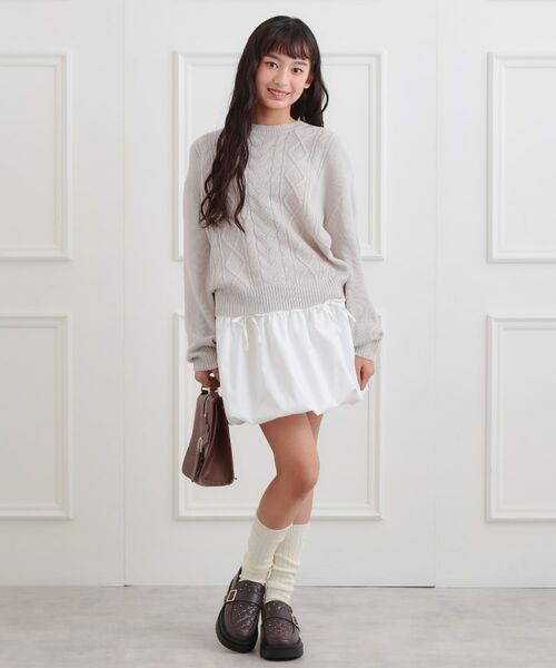 PINK-latte / ピンク ラテ フラットシューズ | キルティングストーンシューズ | 詳細6