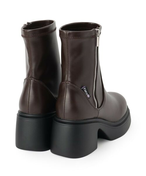 PINK-latte / ピンク ラテ シューズ | ジップアップショートブーツ | 詳細4