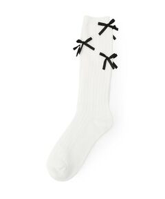 PINK-latte / ピンク ラテ ソックス | 【30cm丈】リボンルーズソックス