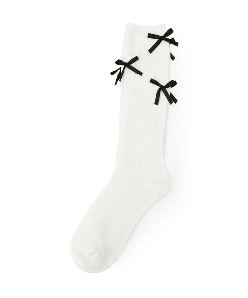 PINK-latte / ピンク ラテ ソックス | 【30cm丈】リボンルーズソックス | 詳細1