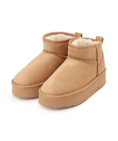 PINK-latte / ピンク ラテ シューズ | フェイクムートンブーツ