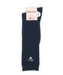PINK-latte / ピンク ラテ ソックス | 【30cm丈】リブハイソックス