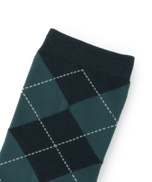 PINK-latte / ピンク ラテ ソックス | 【30cm丈】アーガイルハイソックス | 詳細3