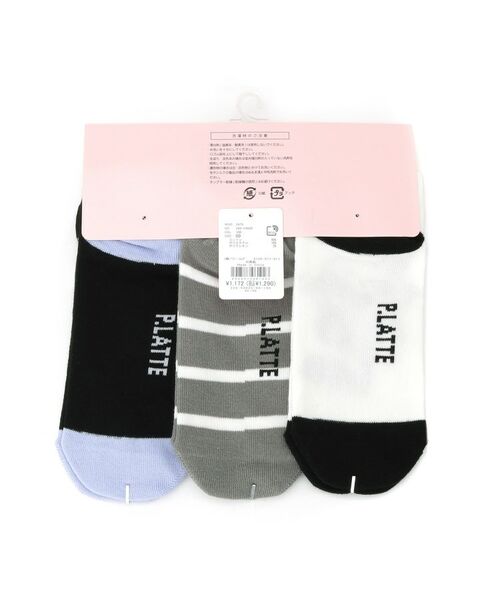 PINK-latte / ピンク ラテ ソックス | 【3Pセット】くるぶしソックス | 詳細2