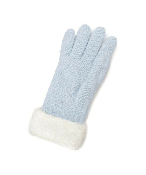 PINK-latte / ピンク ラテ 手袋 | ケーブル編み裏モール手袋 | 詳細2