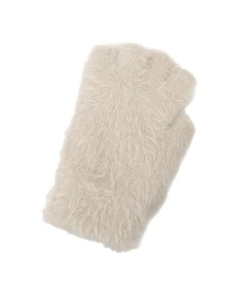 PINK-latte / ピンク ラテ 手袋 | くまみみシャギーフード付きミトン | 詳細2