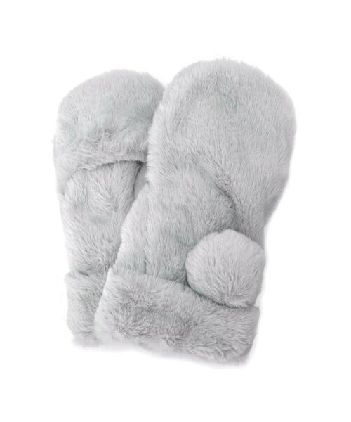 PINK-latte / ピンク ラテ 手袋 | ビッグポン付ファーミトン | 詳細1