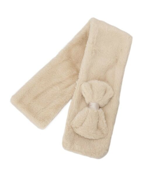 PINK-latte / ピンク ラテ マフラー・ショール・スヌード・ストール | リボン差込ティペット | 詳細2