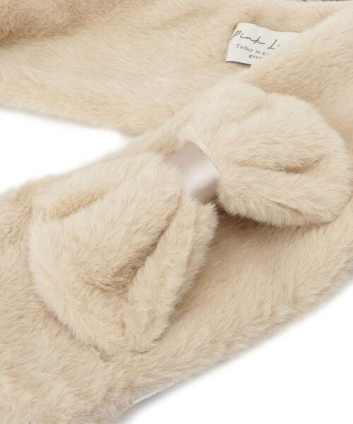 PINK-latte / ピンク ラテ マフラー・ショール・スヌード・ストール | リボン差込ティペット | 詳細3