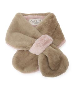 PINK-latte / ピンク ラテ マフラー・ショール・スヌード・ストール | バイカラーティペット