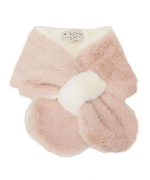 PINK-latte/ピンク ラテ バイカラーティペット ピンク(071) 00 PINK-latte/ピンク ラテ バイカラーティペット ピンク(071) 00