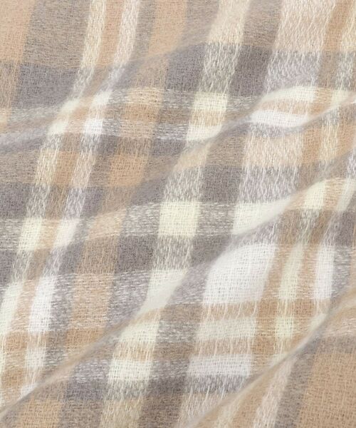 PINK-latte / ピンク ラテ マフラー・ショール・スヌード・ストール | 起毛タータンストール | 詳細3