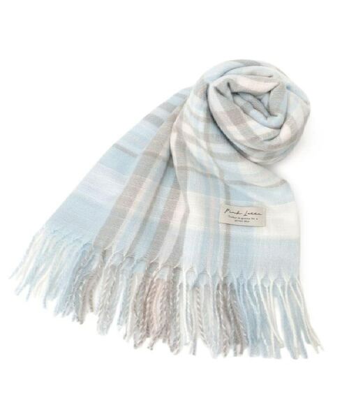 PINK-latte / ピンク ラテ マフラー・ショール・スヌード・ストール | 起毛タータンストール | 詳細6